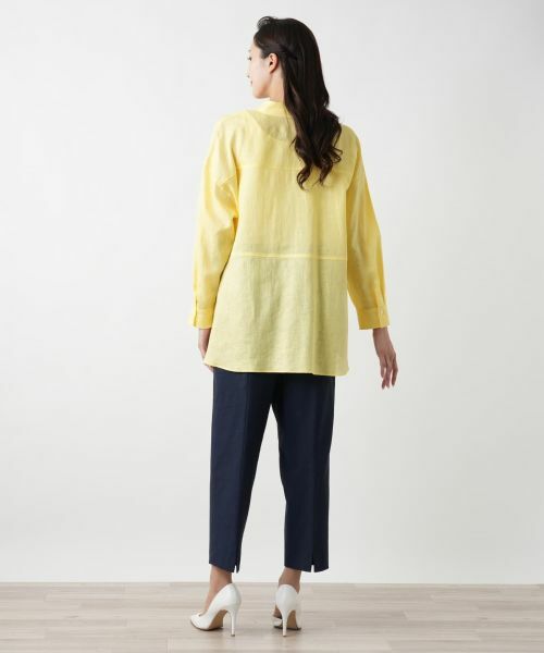 Leilian PLUS HOUSE / レリアンプラスハウス シャツ・ブラウス | 【店舗人気】麻ブラウス | 詳細6