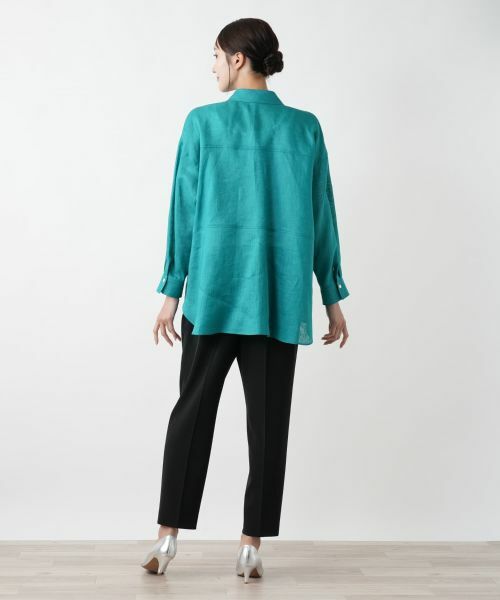 Leilian PLUS HOUSE / レリアンプラスハウス シャツ・ブラウス | 【店舗人気】麻ブラウス | 詳細9