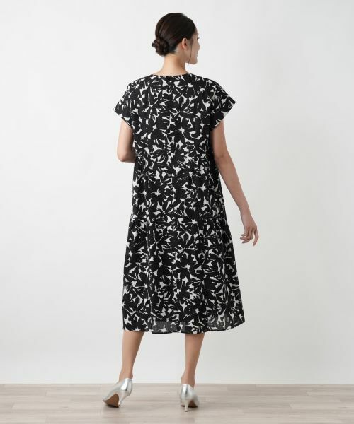 Leilian PLUS HOUSE / レリアンプラスハウス ドレス | 【店舗人気】プリントフレアワンピース | 詳細3