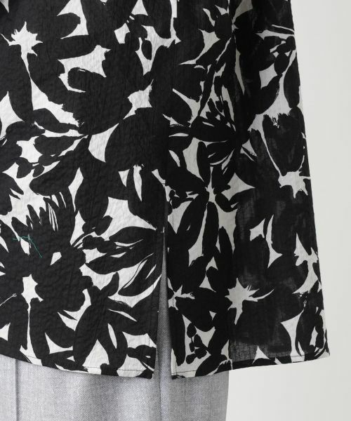 Leilian PLUS HOUSE / レリアンプラスハウス シャツ・ブラウス | フラワープリントブラウス | 詳細10