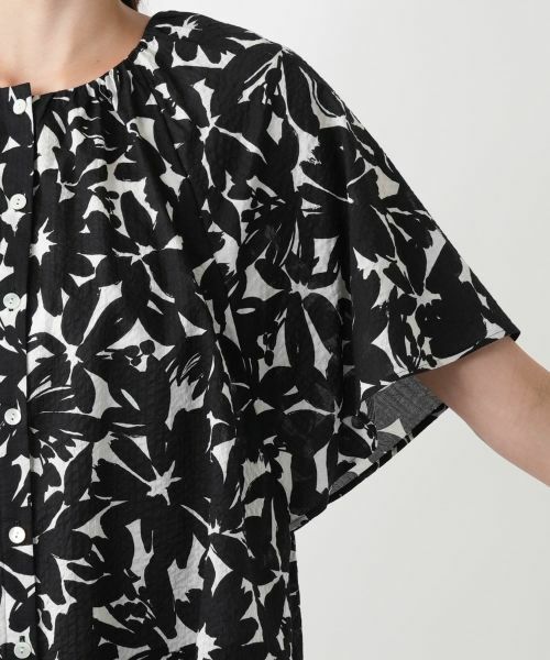 Leilian PLUS HOUSE / レリアンプラスハウス シャツ・ブラウス | フラワープリントブラウス | 詳細9