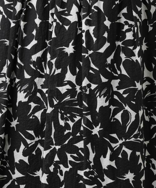 Leilian PLUS HOUSE / レリアンプラスハウス ミニ・ひざ丈スカート | プリントフレアスカート | 詳細12