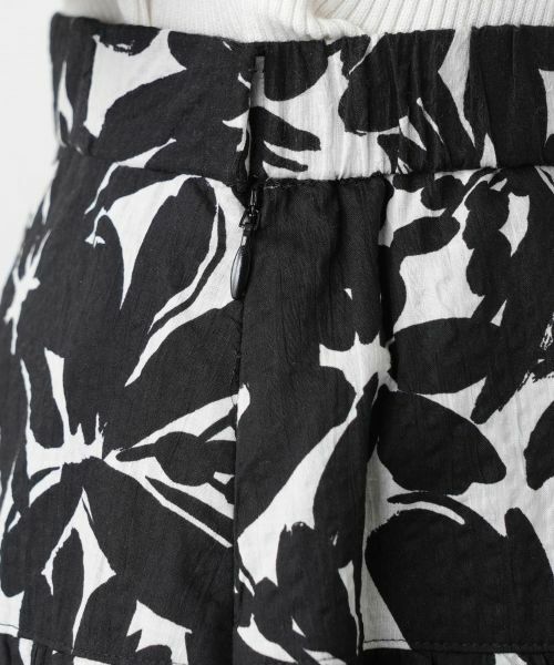 Leilian PLUS HOUSE / レリアンプラスハウス ミニ・ひざ丈スカート | プリントフレアスカート | 詳細9