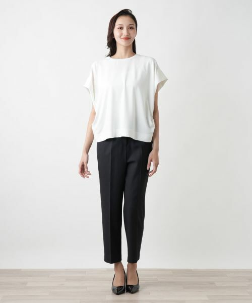 Leilian PLUS HOUSE / レリアンプラスハウス カットソー | 【店舗人気】フレンチスリーブカットソー | 詳細1