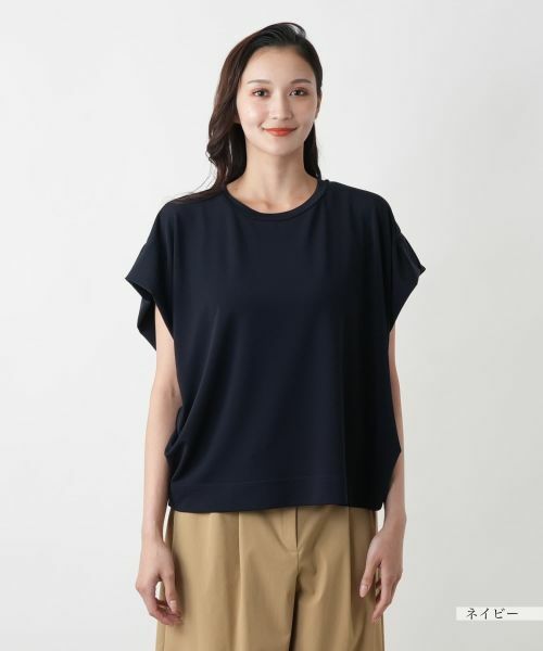 Leilian PLUS HOUSE / レリアンプラスハウス カットソー | 【店舗人気】フレンチスリーブカットソー | 詳細10