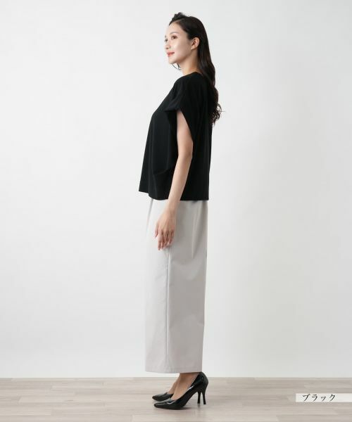 Leilian PLUS HOUSE / レリアンプラスハウス カットソー | 【店舗人気】フレンチスリーブカットソー | 詳細5