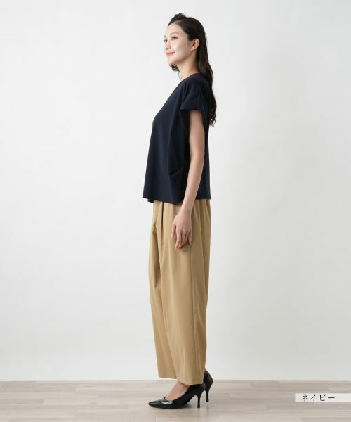 Leilian PLUS HOUSE / レリアンプラスハウス カットソー | 【店舗人気】フレンチスリーブカットソー | 詳細8