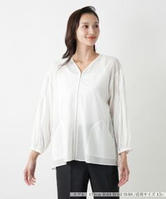 Leilian PLUS HOUSE / レリアンプラスハウス テーラードジャケット | ノーカラージャケット