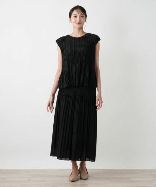 Leilian PLUS HOUSE / レリアンプラスハウス シャツ・ブラウス | プリーツブラウス【セレモニー】 | 詳細1