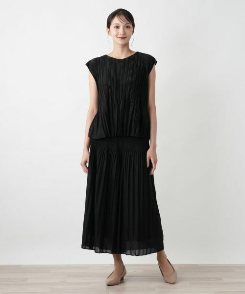 Leilian PLUS HOUSE / レリアンプラスハウス その他パンツ | 【店舗人気】プリーツワイドパンツ【セレモニー】 | 詳細1