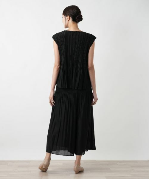 Leilian PLUS HOUSE / レリアンプラスハウス その他パンツ | 【店舗人気】プリーツワイドパンツ【セレモニー】 | 詳細3