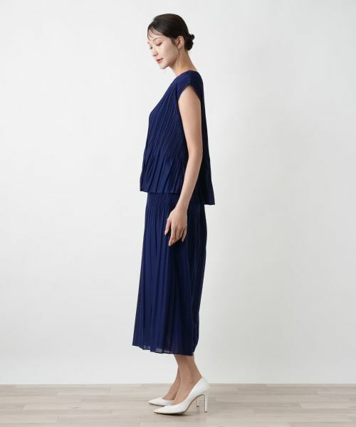 Leilian PLUS HOUSE / レリアンプラスハウス その他パンツ | 【店舗人気】プリーツワイドパンツ【セレモニー】 | 詳細5