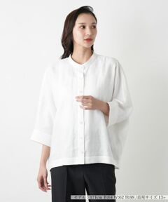 Leilian PLUS HOUSE / レリアンプラスハウス シャツ・ブラウス | バンドカラーブラウス