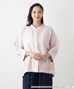 Leilian PLUS HOUSE / レリアンプラスハウス シャツ・ブラウス | バンドカラーブラウス