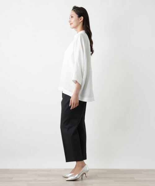 Leilian PLUS HOUSE / レリアンプラスハウス シャツ・ブラウス | バンドカラーブラウス | 詳細2