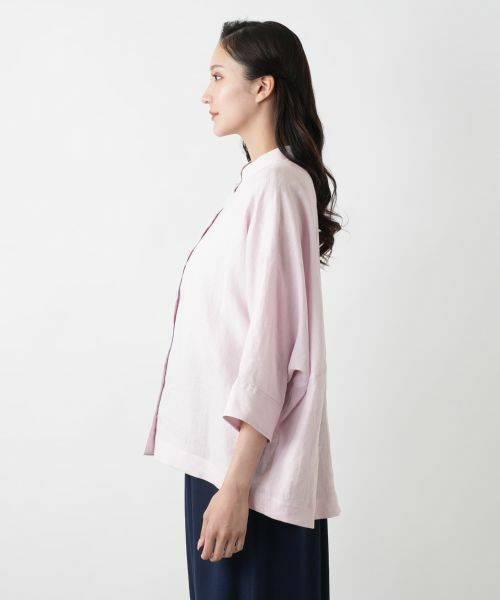 Leilian PLUS HOUSE / レリアンプラスハウス シャツ・ブラウス | バンドカラーブラウス | 詳細8