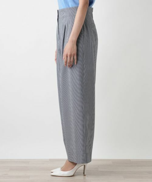 Leilian PLUS HOUSE / レリアンプラスハウス その他パンツ | 【店舗人気】ストライプワイドパンツ | 詳細5