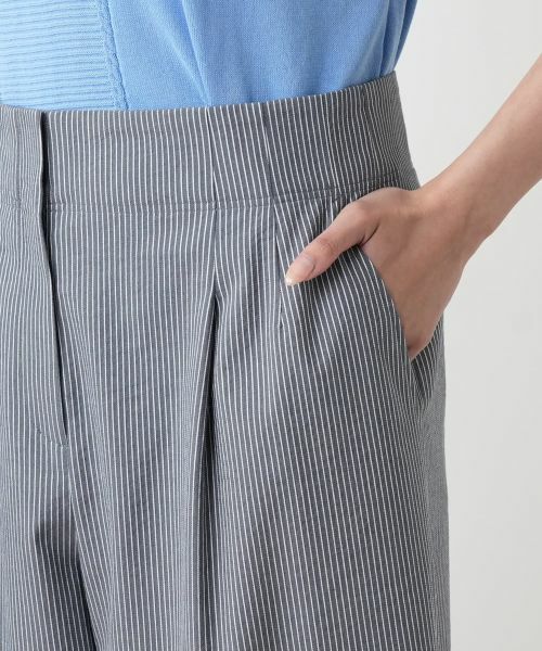 Leilian PLUS HOUSE / レリアンプラスハウス その他パンツ | 【店舗人気】ストライプワイドパンツ | 詳細8