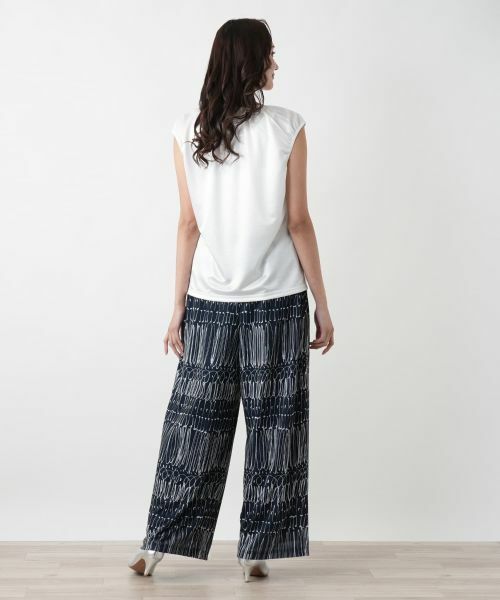 Leilian PLUS HOUSE / レリアンプラスハウス その他パンツ | 【店舗人気】プリントワイドパンツ | 詳細3
