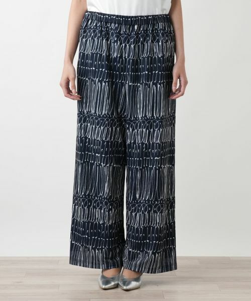 Leilian PLUS HOUSE / レリアンプラスハウス その他パンツ | 【店舗人気】プリントワイドパンツ | 詳細4
