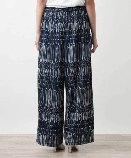 Leilian PLUS HOUSE / レリアンプラスハウス その他パンツ | 【店舗人気】プリントワイドパンツ | 詳細6