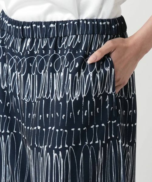 Leilian PLUS HOUSE / レリアンプラスハウス その他パンツ | 【店舗人気】プリントワイドパンツ | 詳細8