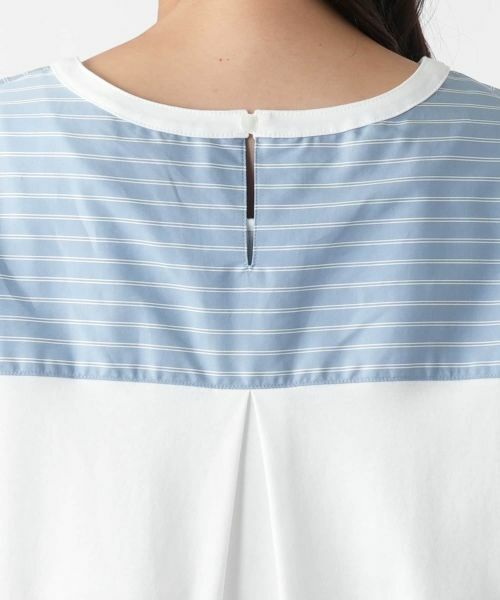 Leilian PLUS HOUSE / レリアンプラスハウス カットソー | 【店舗人気】ストライプ切替カットソー | 詳細11