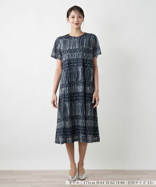 Leilian PLUS HOUSE / レリアンプラスハウス ドレス | 【店舗人気】プリントフレアワンピース | 詳細1