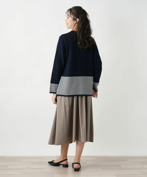 Leilian PLUS HOUSE / レリアンプラスハウス テーラードジャケット | ノーカラーニットジャケット | 詳細3