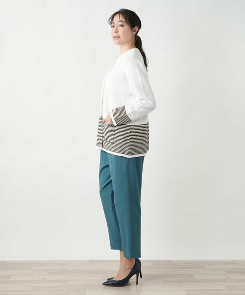 Leilian PLUS HOUSE / レリアンプラスハウス テーラードジャケット | ノーカラーニットジャケット | 詳細5