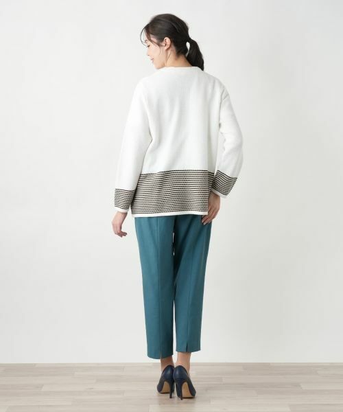 Leilian PLUS HOUSE / レリアンプラスハウス テーラードジャケット | ノーカラーニットジャケット | 詳細6
