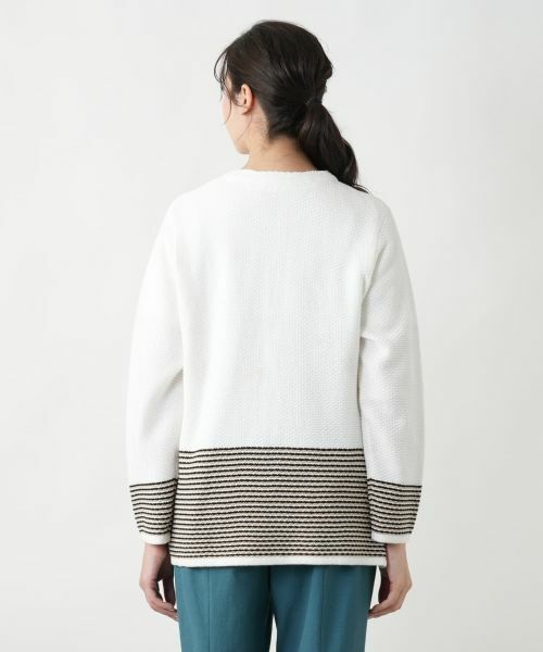 Leilian PLUS HOUSE / レリアンプラスハウス テーラードジャケット | ノーカラーニットジャケット | 詳細9