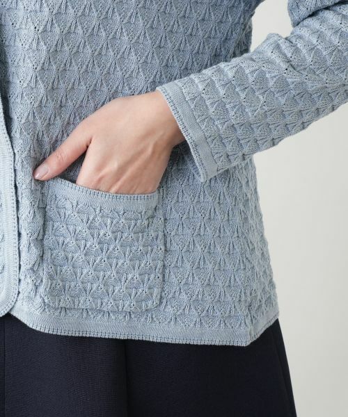 Leilian PLUS HOUSE / レリアンプラスハウス テーラードジャケット | 【店舗人気】ニットブレザー | 詳細13