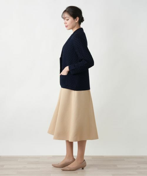 Leilian PLUS HOUSE / レリアンプラスハウス テーラードジャケット | 【店舗人気】ニットブレザー | 詳細2