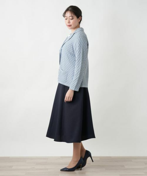 Leilian PLUS HOUSE / レリアンプラスハウス テーラードジャケット | 【店舗人気】ニットブレザー | 詳細5