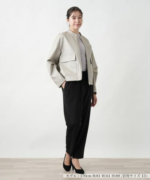 Leilian PLUS HOUSE / レリアンプラスハウス テーラードジャケット | 【店舗人気】ブルゾン【NEMIKA】 | 詳細4