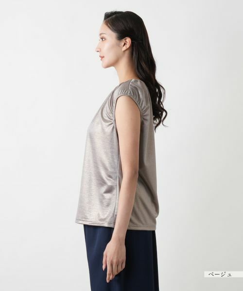 Leilian PLUS HOUSE / レリアンプラスハウス カットソー | キャップスリーブトップス【Leilian WHITE LABEL】 | 詳細11