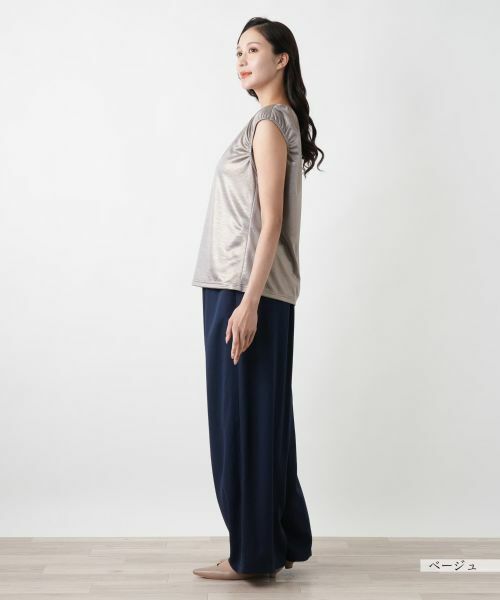 Leilian PLUS HOUSE / レリアンプラスハウス カットソー | キャップスリーブトップス【Leilian WHITE LABEL】 | 詳細8