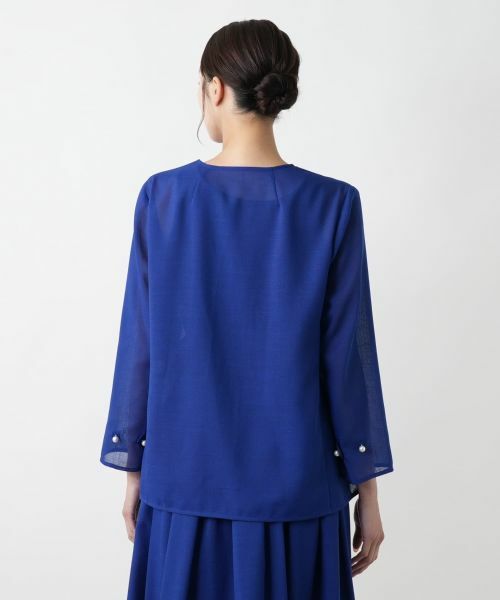 Leilian PLUS HOUSE / レリアンプラスハウス テーラードジャケット | 【店舗人気】ノーカラージャケット【BOURGE】 | 詳細9