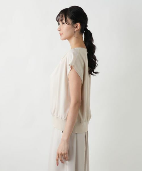 Leilian PLUS HOUSE / レリアンプラスハウス ニット・セーター | 【店舗人気】フレンチスリーブブラウス | 詳細11