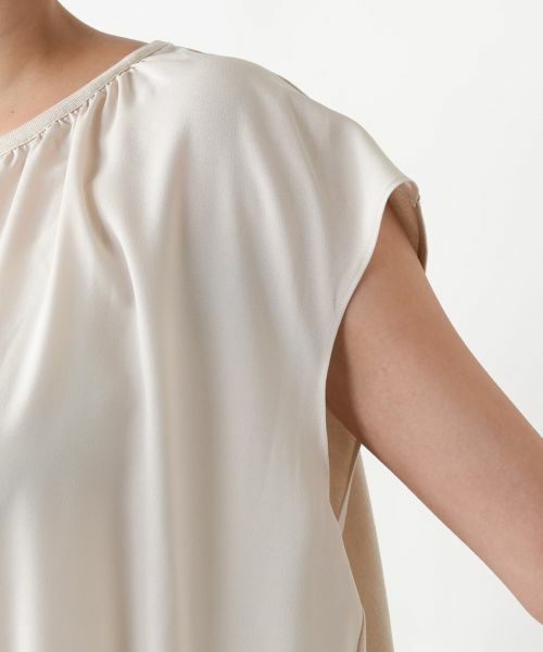 Leilian PLUS HOUSE / レリアンプラスハウス ニット・セーター | 【店舗人気】フレンチスリーブブラウス | 詳細15