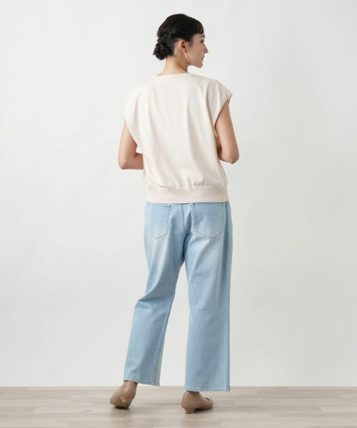 Leilian PLUS HOUSE / レリアンプラスハウス ニット・セーター | 【店舗人気】フレンチスリーブブラウス | 詳細6