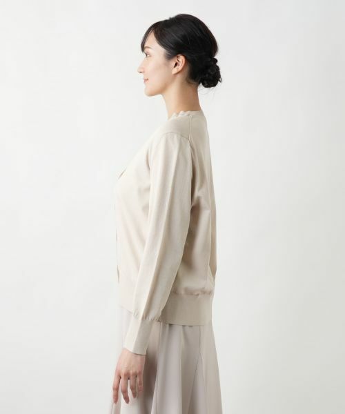 Leilian PLUS HOUSE / レリアンプラスハウス カーディガン・ボレロ | 【店舗人気】クルーネックカ−ディガン | 詳細11