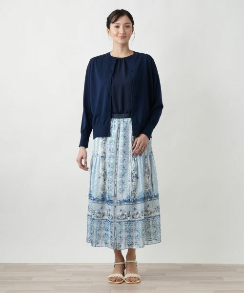 Leilian PLUS HOUSE / レリアンプラスハウス カーディガン・ボレロ | 【店舗人気】クルーネックカ−ディガン | 詳細4