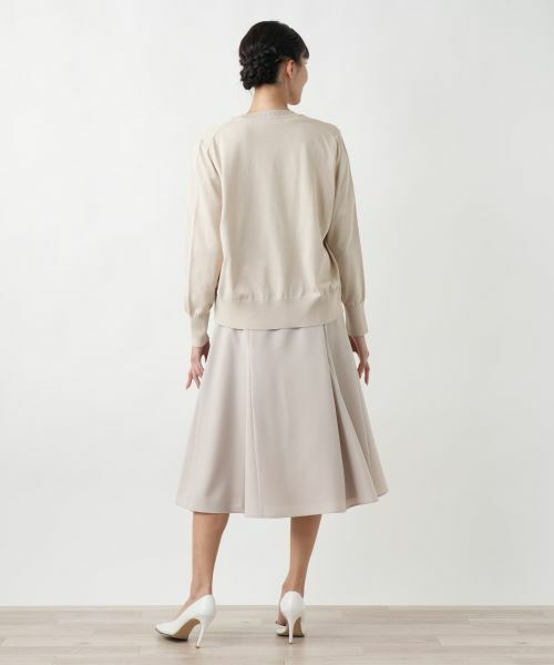 ★Leilian　レリアン　カーディガン　ボレロ　ベージュ　リネン　麻混　日本製 ☆Leilian レリアン カーディガン ボレロ ベージュ リネン 麻混