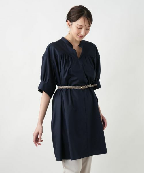 Leilian PLUS HOUSE / レリアンプラスハウス ベルト・サスペンダー | 編み込み切替ナローベルト | 詳細7