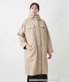 Leilian PLUS HOUSE / レリアンプラスハウス その他アウター | フード付きロングコ−ト