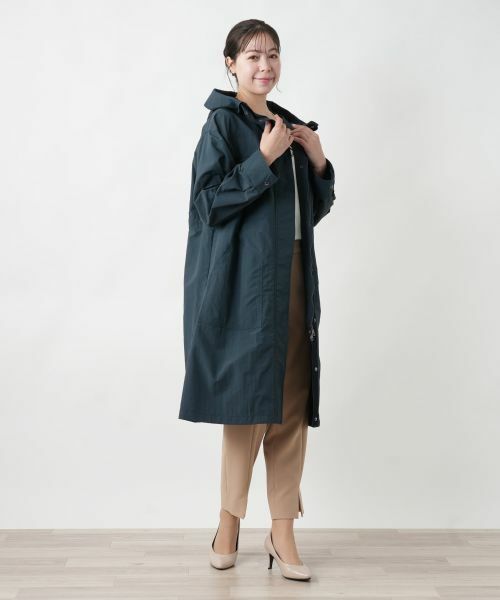 Leilian PLUS HOUSE / レリアンプラスハウス その他アウター | フード付きロングコ−ト | 詳細1