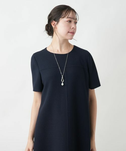 Leilian PLUS HOUSE / レリアンプラスハウス ネックレス・ペンダント・チョーカー | 【店舗人気】パール調モチーフ付きペンダント | 詳細1