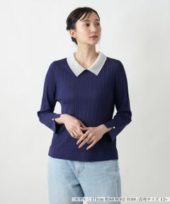 Leilian PLUS HOUSE / レリアンプラスハウス ニット・セーター | 【店舗人気】クラシカルカラーニット